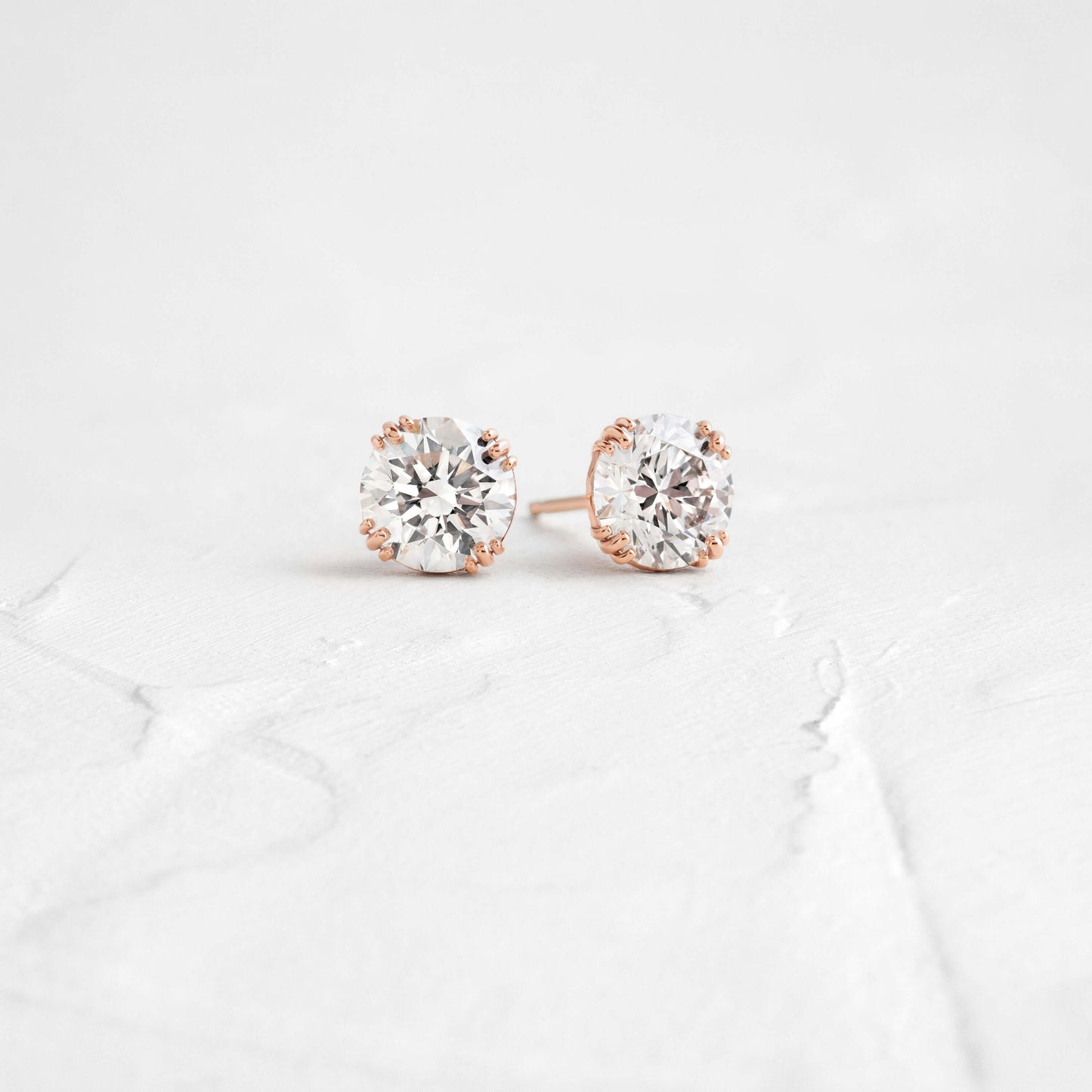 Solitaire- 1.0CT Oval Lab Grown Diamond Earrings