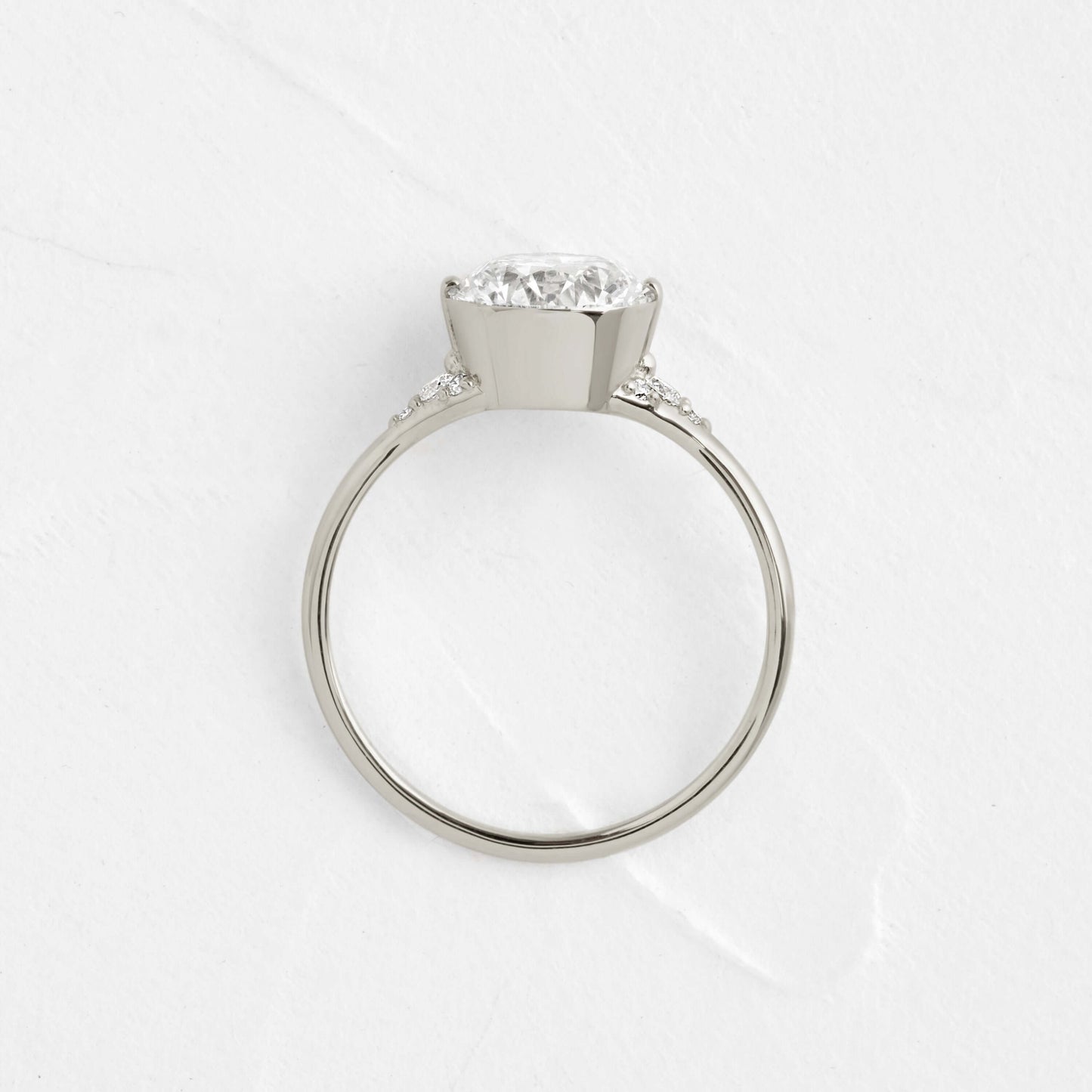 Solitaire-Oval Lab Grown Diamond Engagement Ring