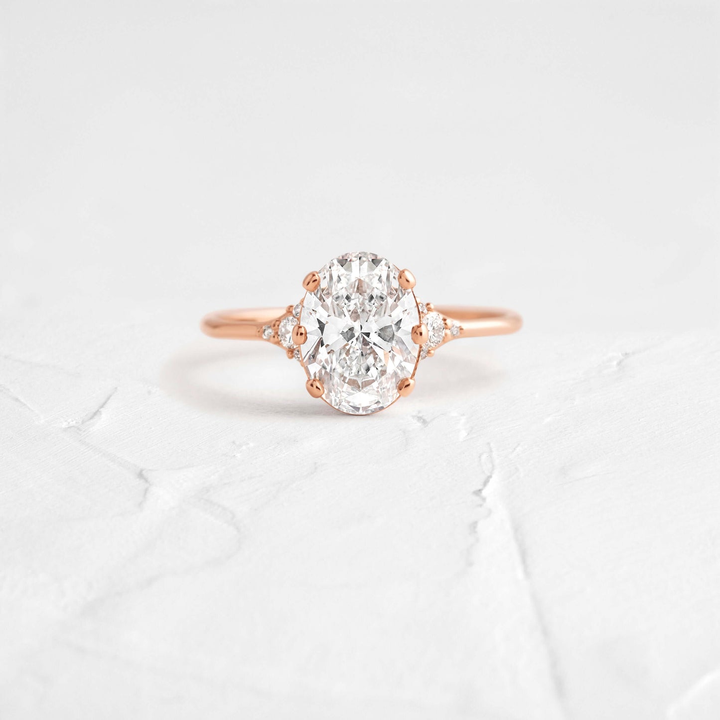 Solitaire-Oval Lab Grown Diamond Engagement Ring