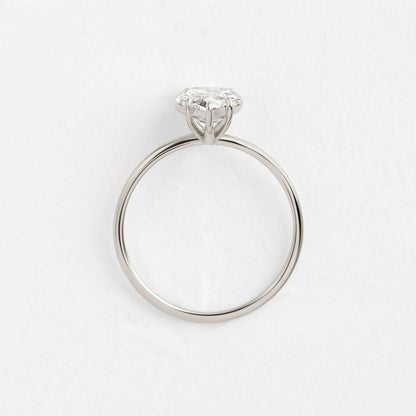 Solitaire-Pear Lab Grown Diamond Engagement Ring