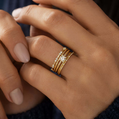 Minimal Halo-Pear Lab Grown Diamond Engagement Ring