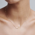 Load image into Gallery viewer, Elegant Initial Charm Necklace in Gold
