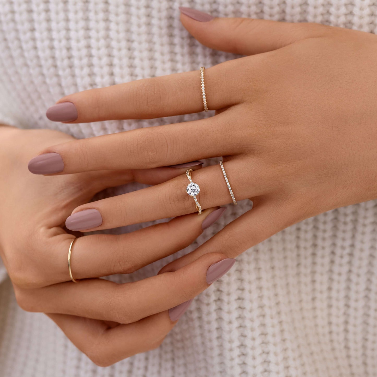 Solitaire-Oval Lab Grown Diamond Engagement Ring