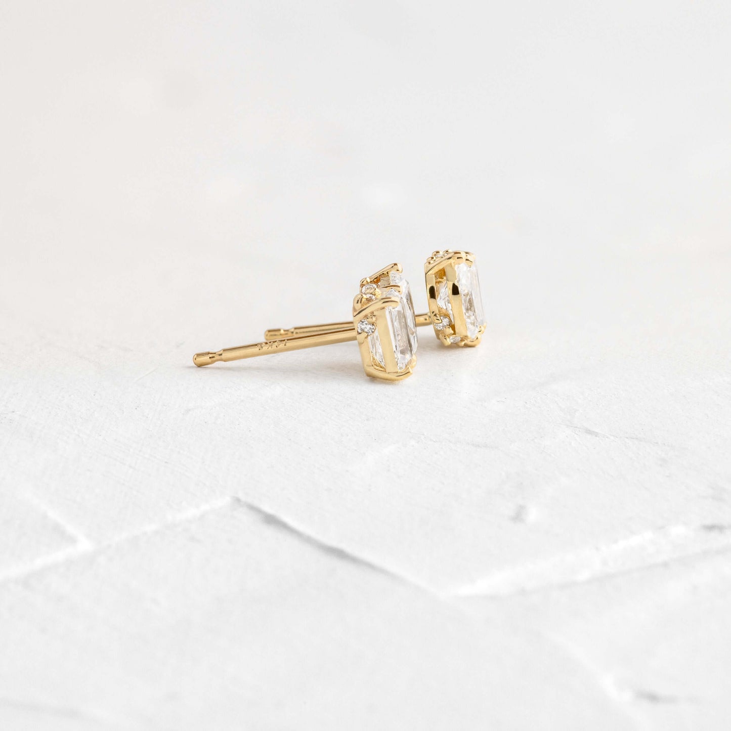 Solitaire- 1.0CT Oval Lab Grown Diamond Earrings