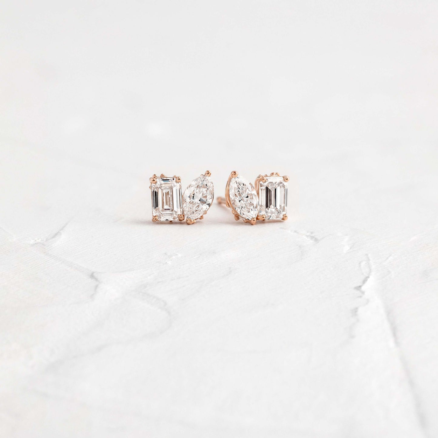 Solitaire- 1.0CT Oval Lab Grown Diamond Earrings