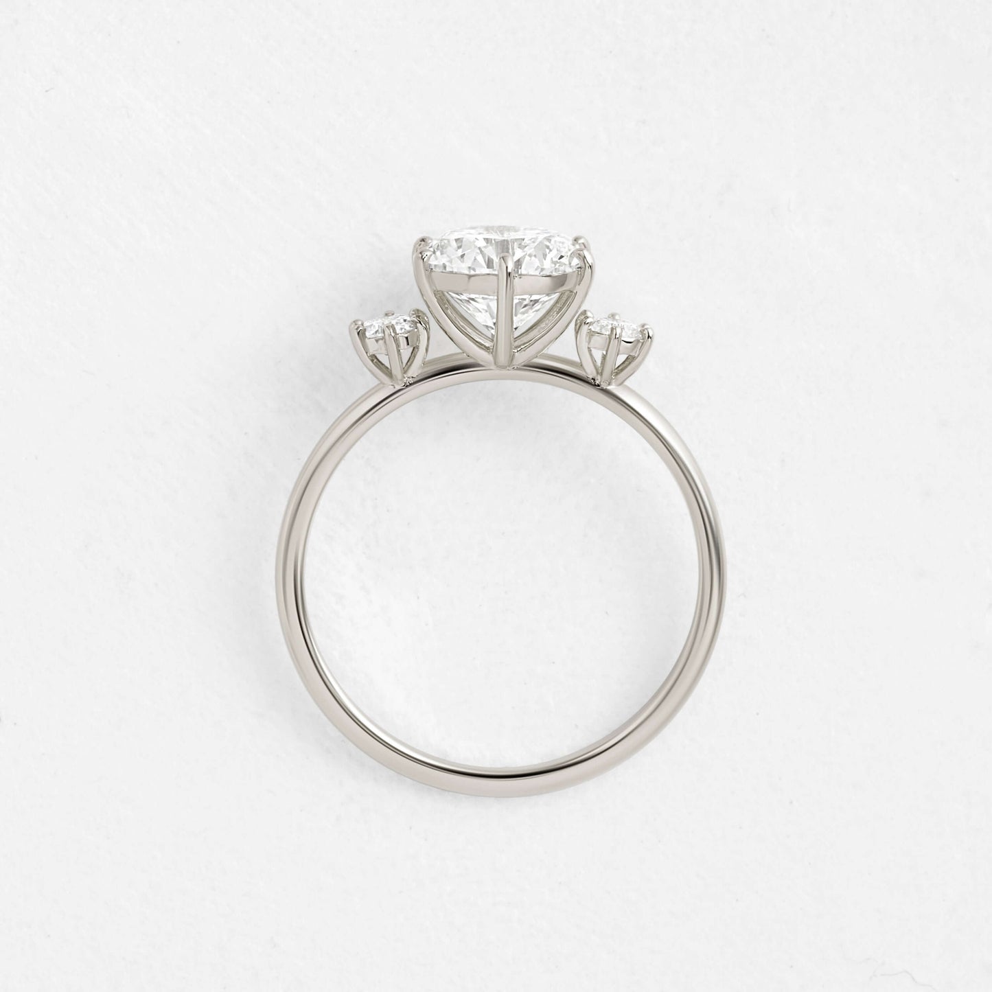 Solitaire-Oval Lab Grown Diamond Engagement Ring