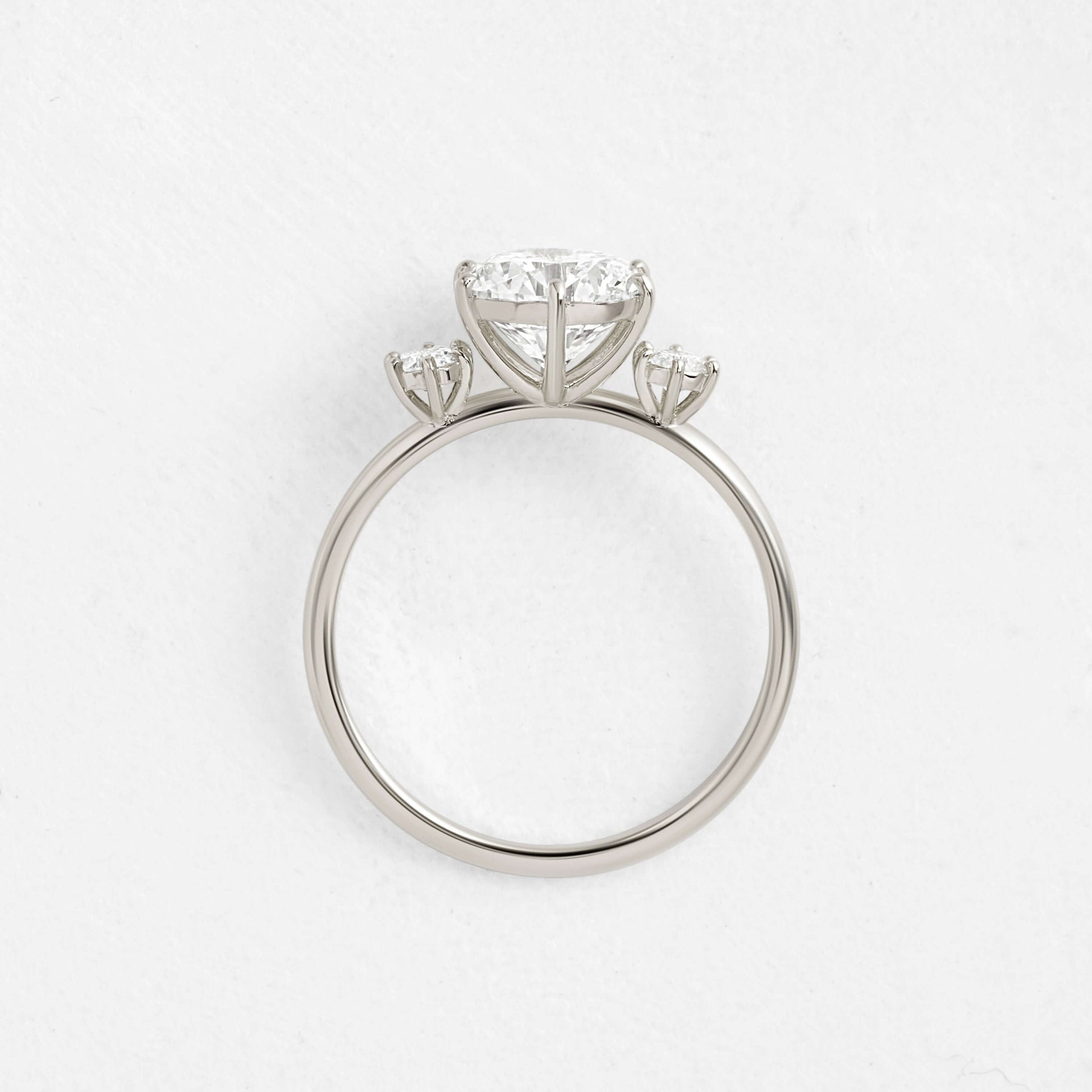 Solitaire-Oval Lab Grown Diamond Engagement Ring
