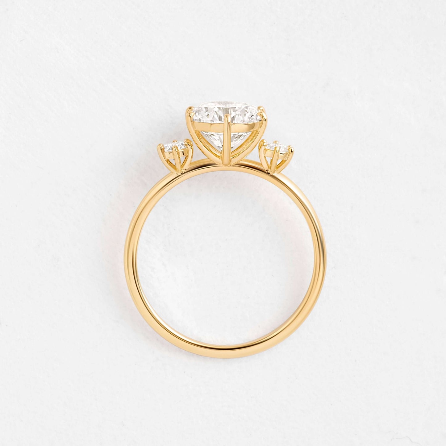 Solitaire-Oval Lab Grown Diamond Engagement Ring