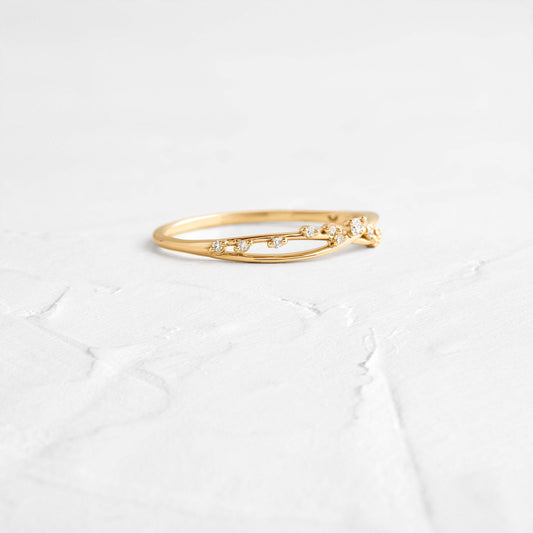 Infinity Style- 0.20 CT Round Lab Grown Diamond Wedding Band