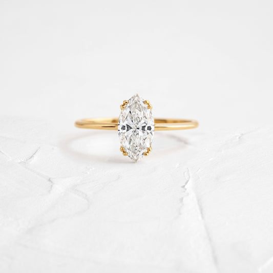 Solitaire-Oval Lab Grown Diamond Engagement Ring