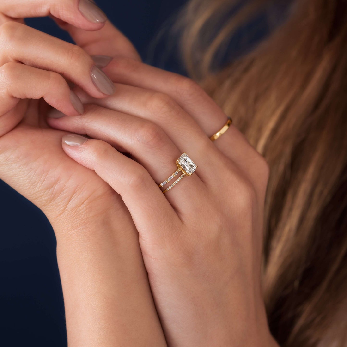 Solitaire-Oval Lab Grown Diamond Engagement Ring