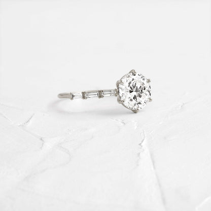Solitaire-Oval Lab Grown Diamond Engagement Ring