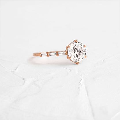 Solitaire-Oval Lab Grown Diamond Engagement Ring
