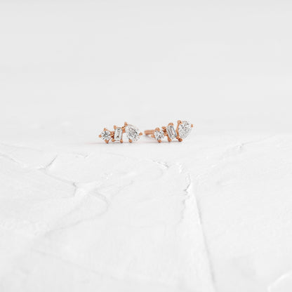 Solitaire- 1.0CT Oval Lab Grown Diamond Earrings
