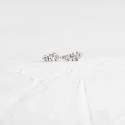 Solitaire- 1.0CT Oval Lab Grown Diamond Earrings