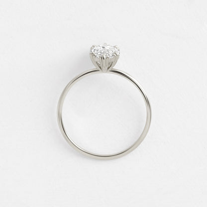 Solitaire Triple Prong-Marquise Lab Grown Diamond Engagement Ring