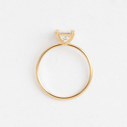 Solitaire Double Prong-Princess Lab Grown Diamond Engagement Ring