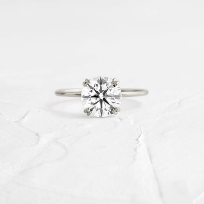 Solitaire-Oval Lab Grown Diamond Engagement Ring