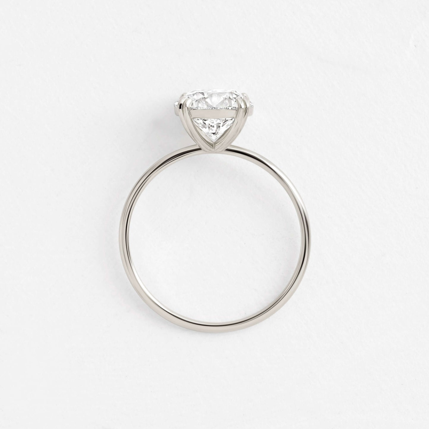 Solitaire-Oval Lab Grown Diamond Engagement Ring
