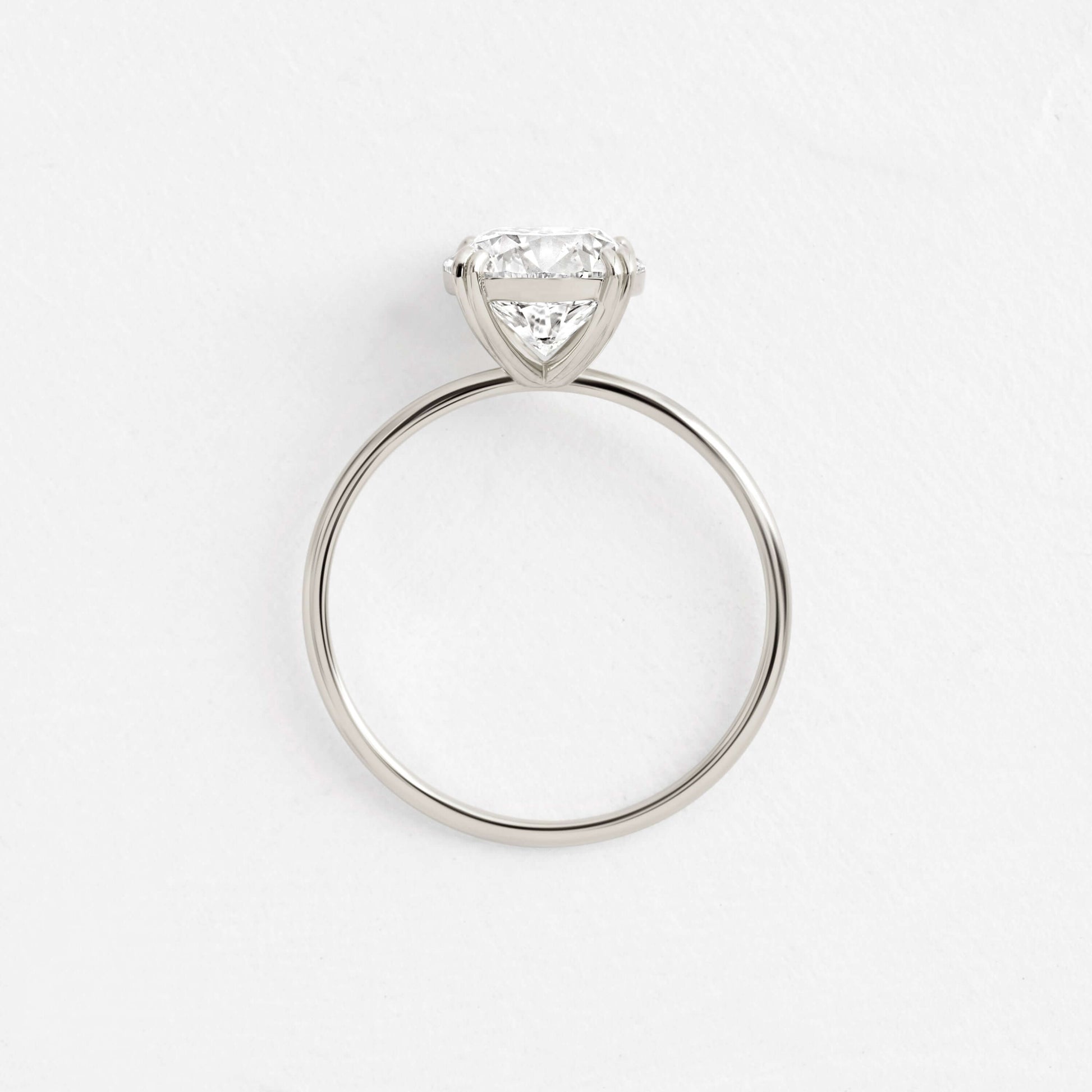 Solitaire-Oval Lab Grown Diamond Engagement Ring