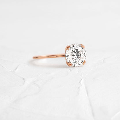 Solitaire-Oval Lab Grown Diamond Engagement Ring