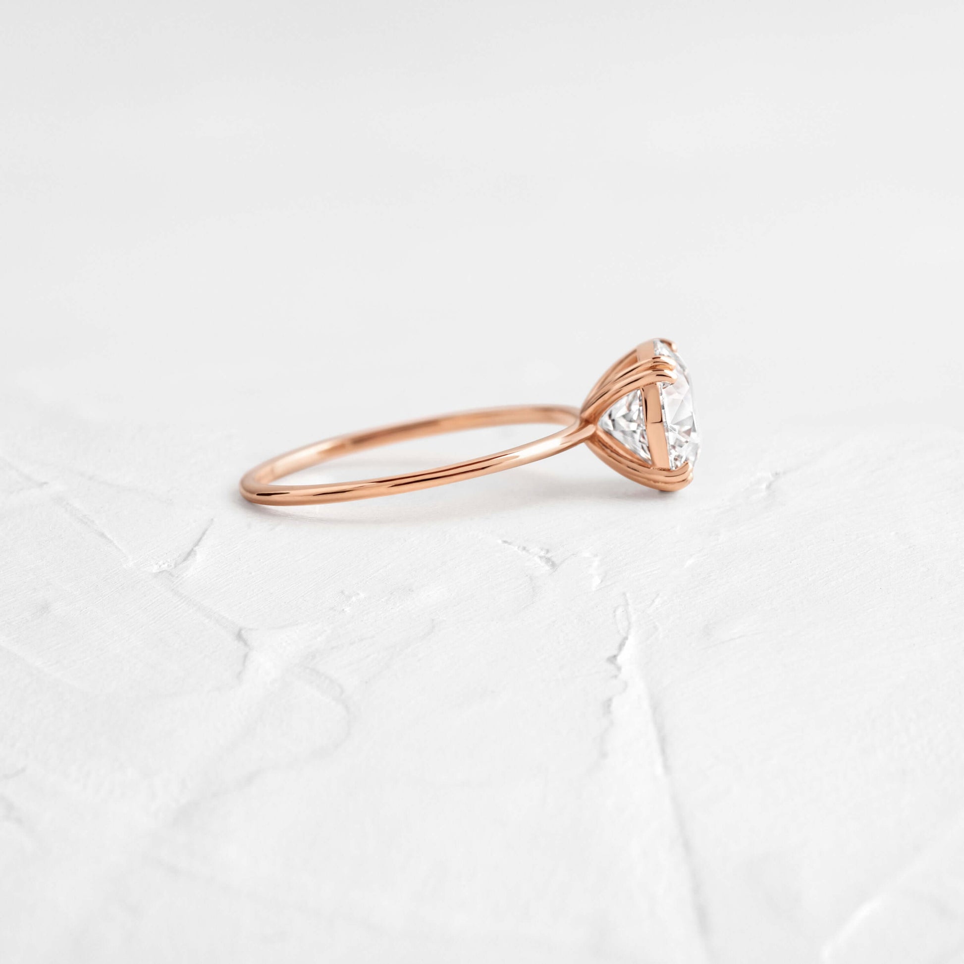 Solitaire-Oval Lab Grown Diamond Engagement Ring