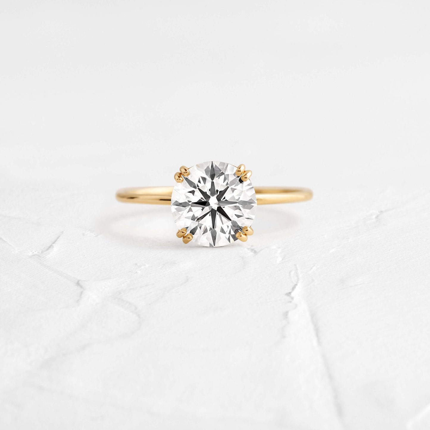 Solitaire Double Prong-Oval Lab Grown Diamond Engagement Ring