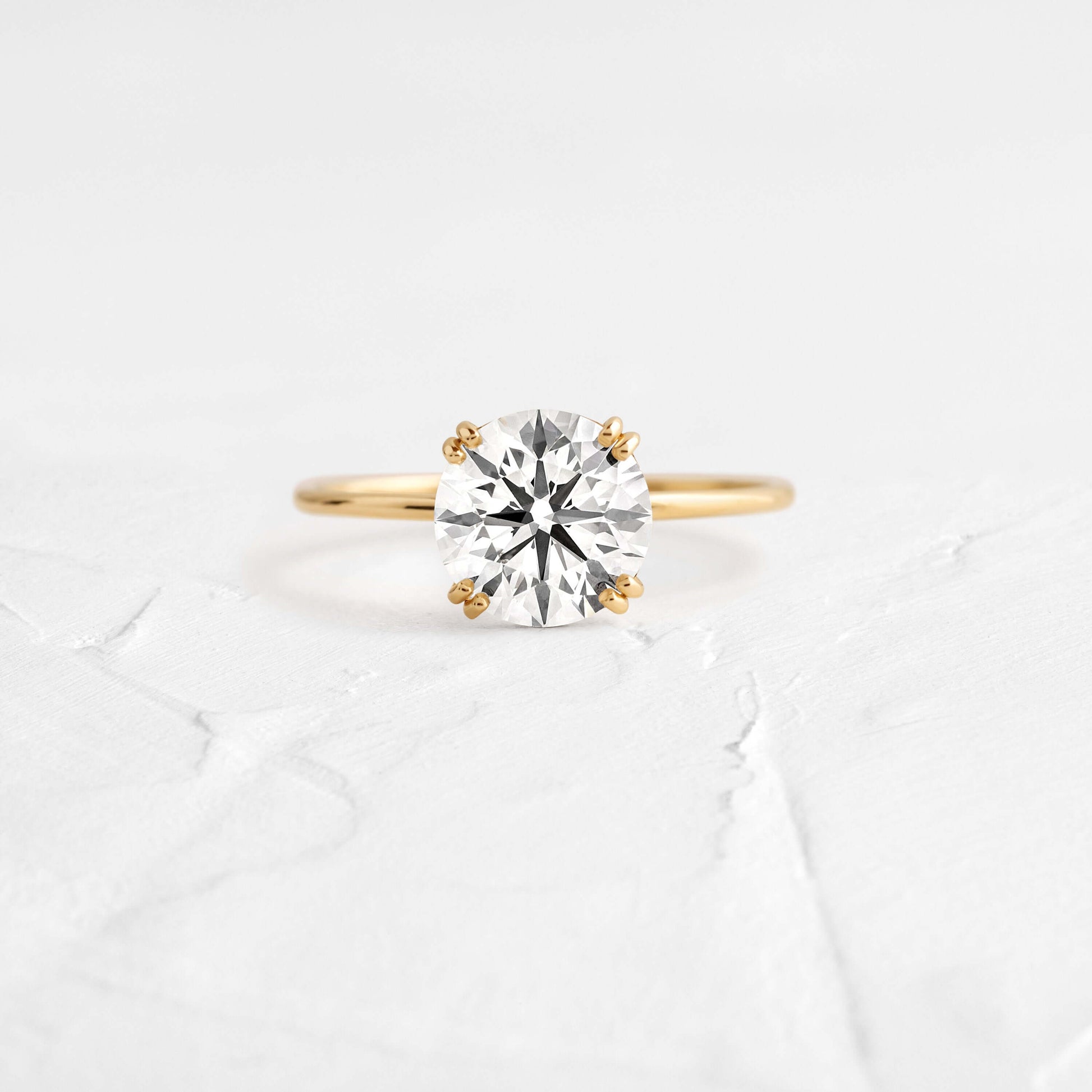 Solitaire Double Prong-Oval Lab Grown Diamond Engagement Ring