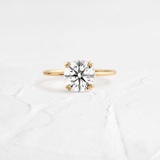 Solitaire-Oval Lab Grown Diamond Engagement Ring