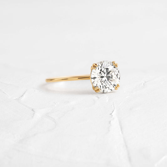 Solitaire-Oval Lab Grown Diamond Engagement Ring