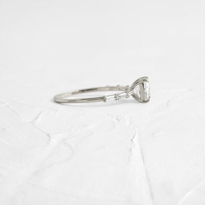 Solitaire-Oval Lab Grown Diamond Engagement Ring