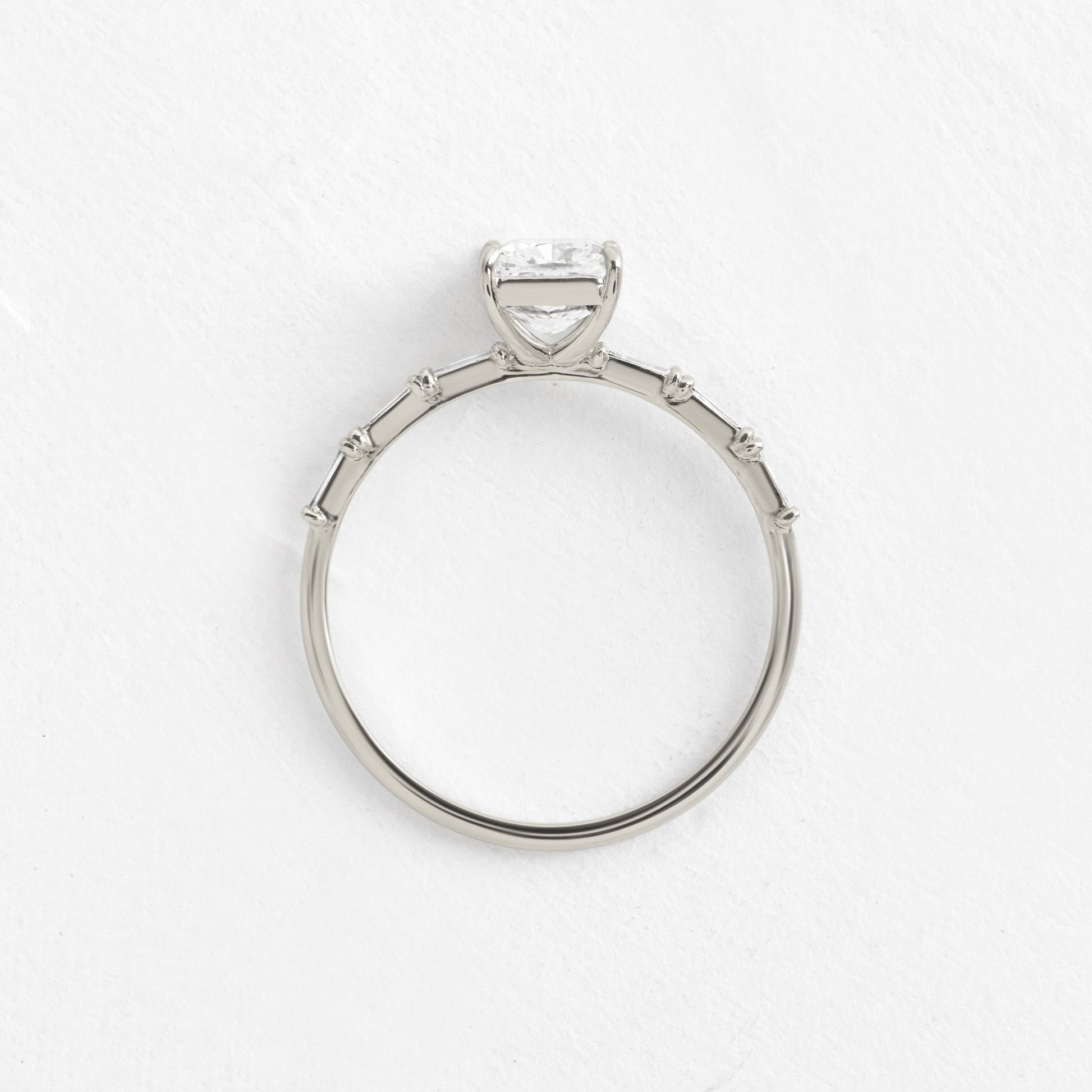 Solitaire-Oval Lab Grown Diamond Engagement Ring