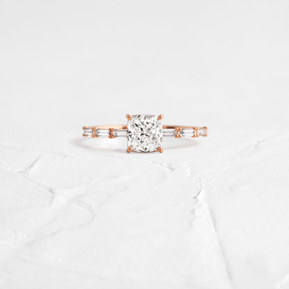 Solitaire-Oval Lab Grown Diamond Engagement Ring