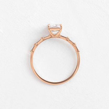 Solitaire-Oval Lab Grown Diamond Engagement Ring