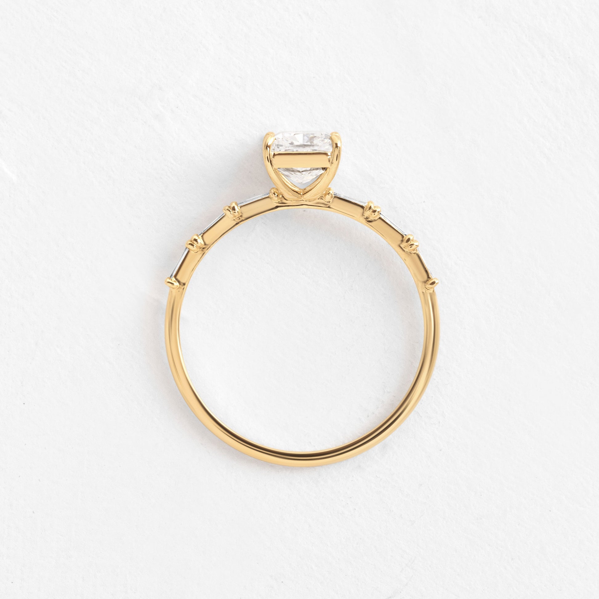 Solitaire-Oval Lab Grown Diamond Engagement Ring