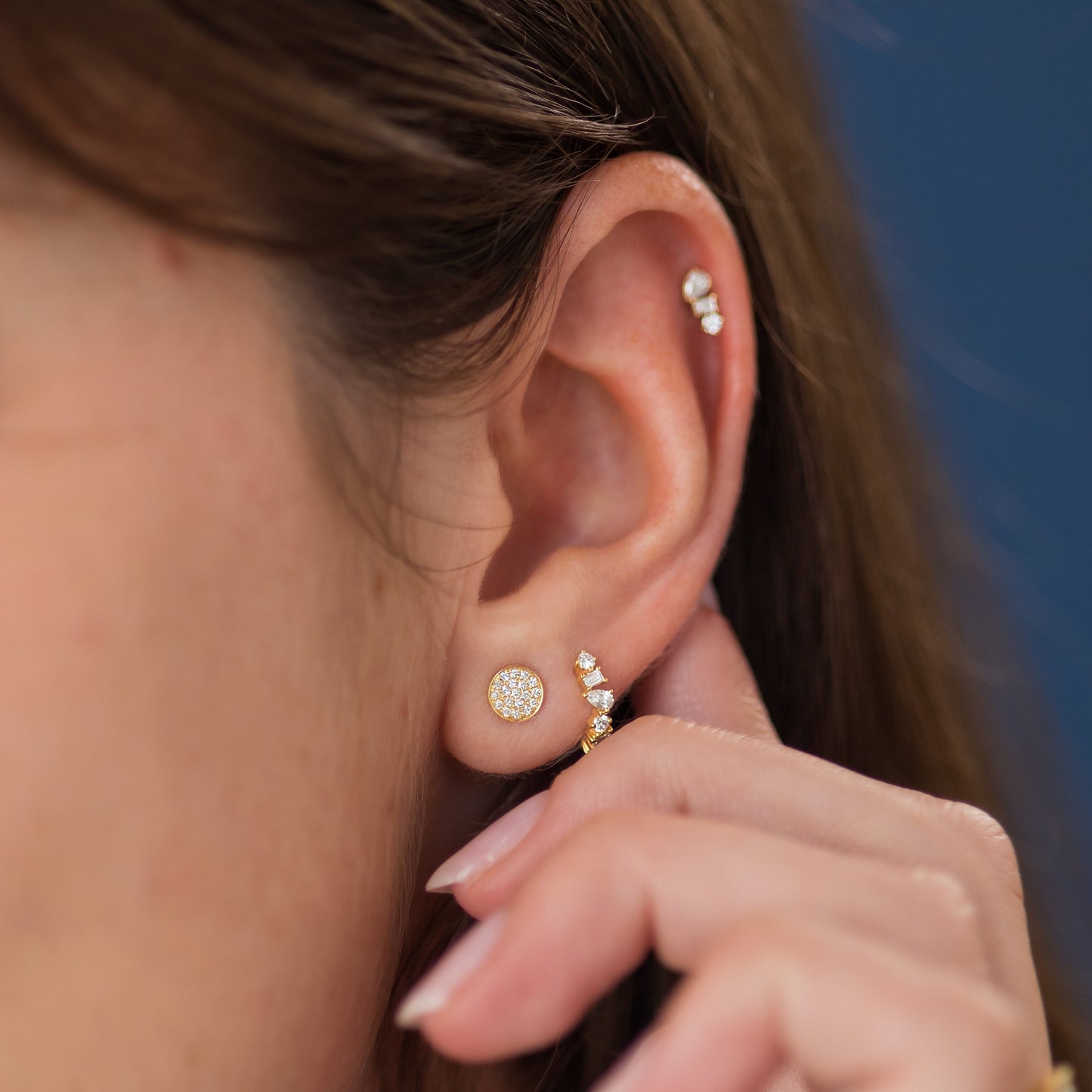 Solitaire- 1.0CT Oval Lab Grown Diamond Earrings