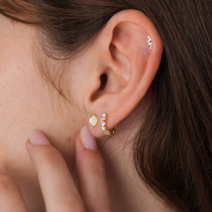 Solitaire- 1.0CT Oval Lab Grown Diamond Earrings