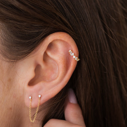 Solitaire- 1.0CT Oval Lab Grown Diamond Earrings