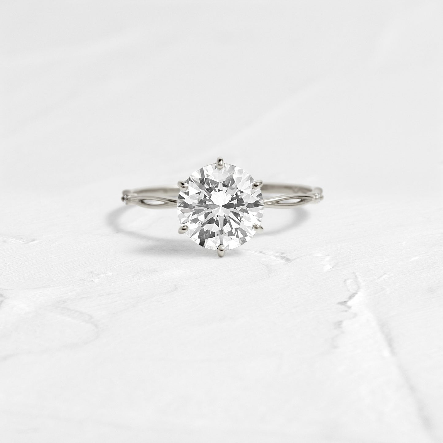Solitaire-Oval Lab Grown Diamond Engagement Ring