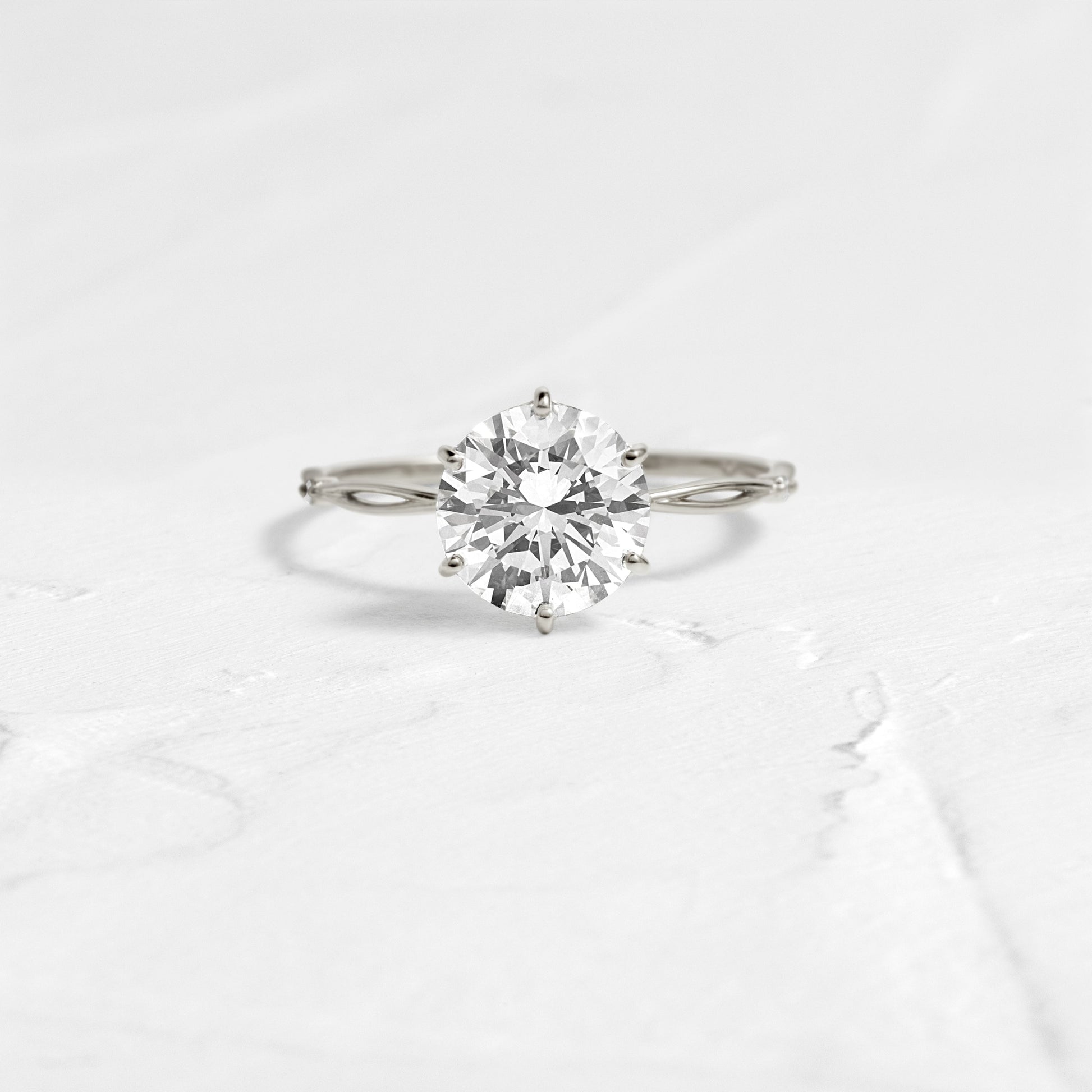 Solitaire-Oval Lab Grown Diamond Engagement Ring