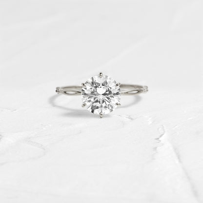Solitaire-Oval Lab Grown Diamond Engagement Ring