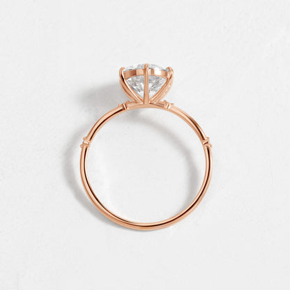 Solitaire-Oval Lab Grown Diamond Engagement Ring