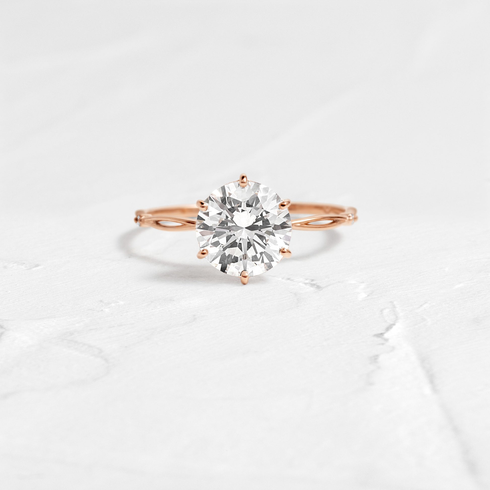 Solitaire-Oval Lab Grown Diamond Engagement Ring