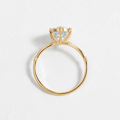 Solitaire-Oval Lab Grown Diamond Engagement Ring