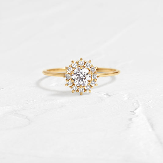Solitaire-Oval Lab Grown Diamond Engagement Ring
