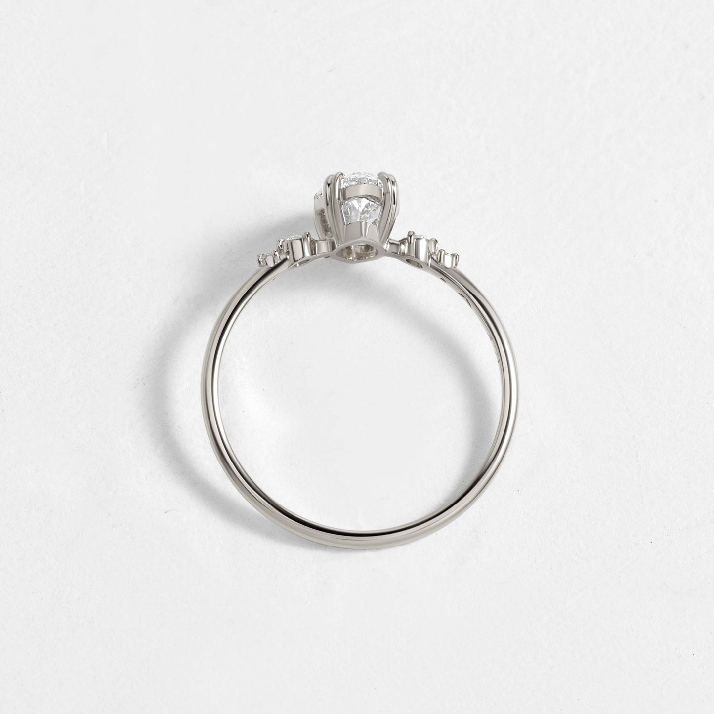 Solitaire-Oval Lab Grown Diamond Engagement Ring