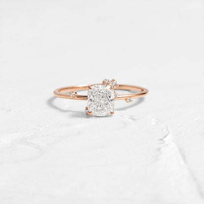 Solitaire-Oval Lab Grown Diamond Engagement Ring