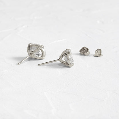 Solitaire- 1.0CT Oval Lab Grown Diamond Earrings