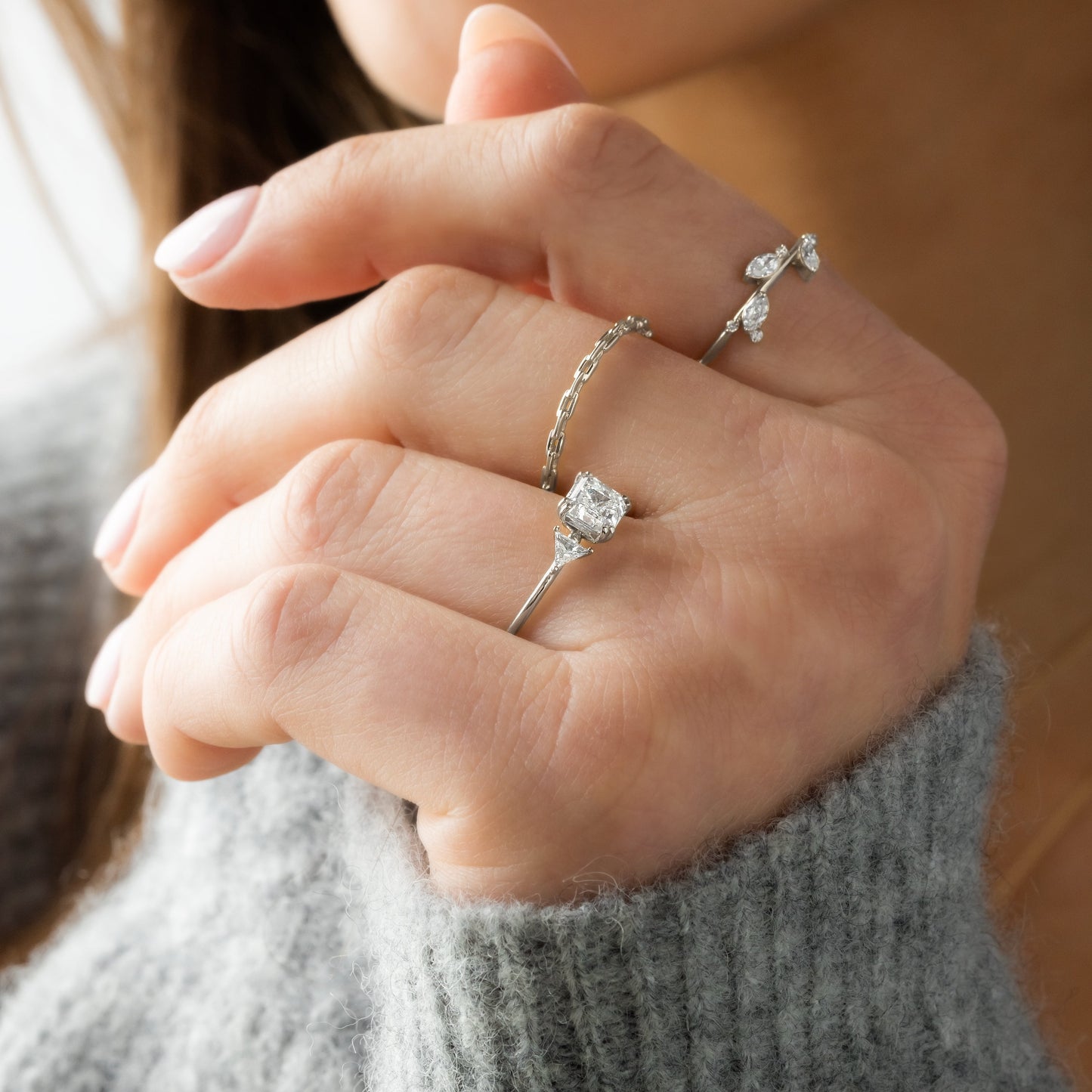 Solitaire-Oval Lab Grown Diamond Engagement Ring