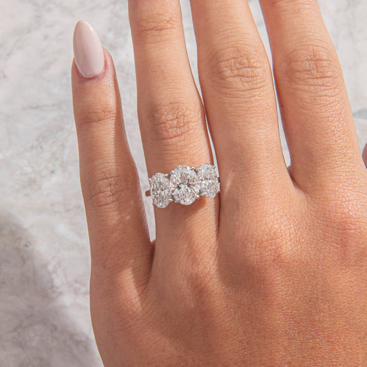 Solitaire-Oval Lab Grown Diamond Engagement Ring